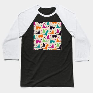 Dark Colors Matisse Cats Baseball T-Shirt